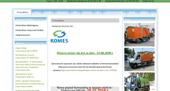 Desktop Screenshot of pkkomes.pl