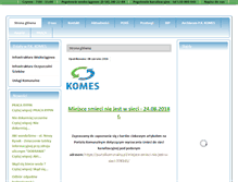 Tablet Screenshot of pkkomes.pl
